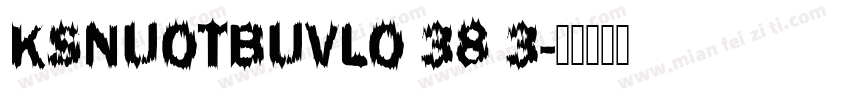 KSNUOTBUVLO 38 3字体转换